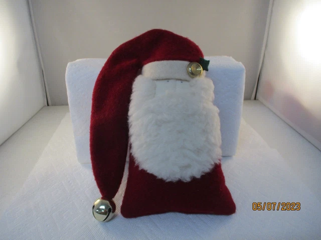 Woof & Poof Hanging Santa Claus Christmas 10-1/2" Woof & Poof Hanging Santa Claus Christmas 10-1/2"
