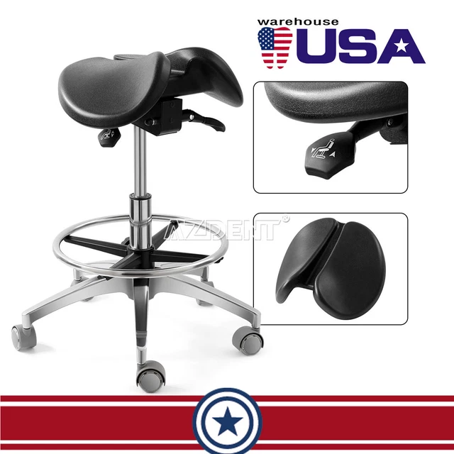 Office doctor silla de montar dental rodante silla móvil ergonómica ajustable