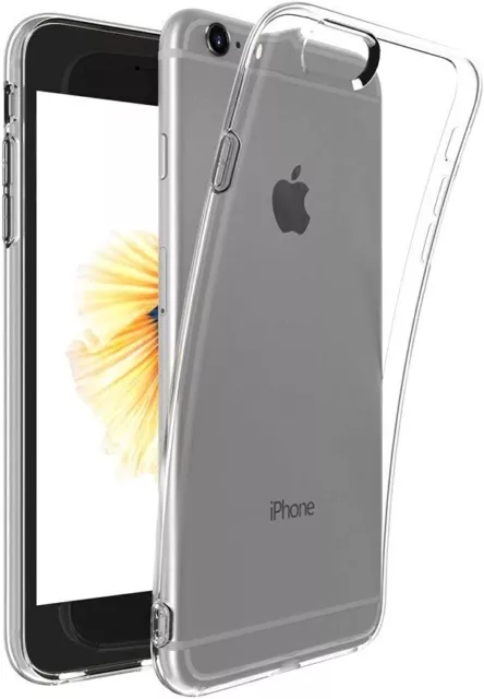 Cover Schutzhülle Transparent Apple IPHONE 6 6s Schutz Slim Case Silikon TPU