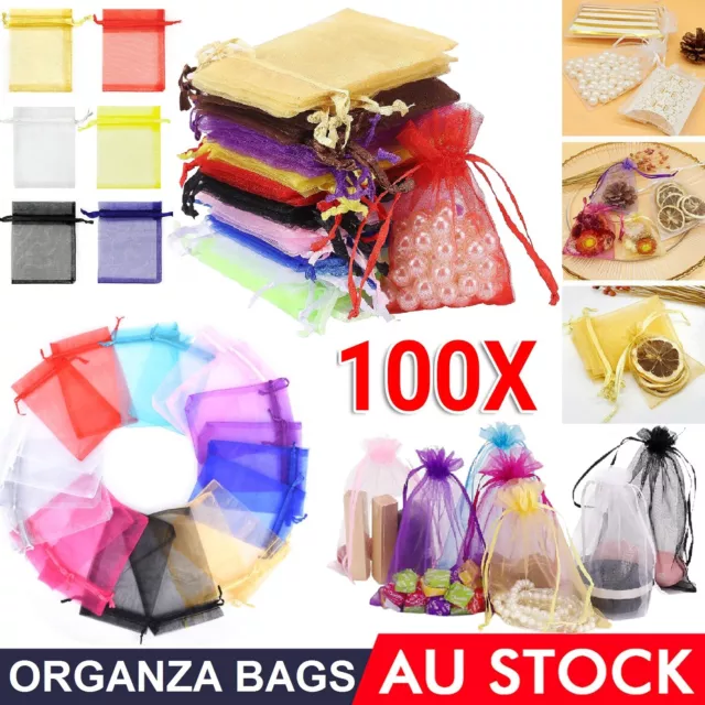 Christmas Organza Bags Candy Jewellery Packaging Bags Party Wedding Gift Bags