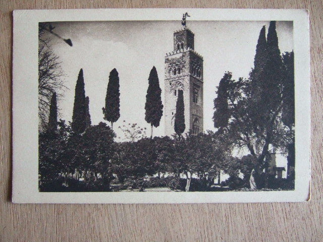 Cpa (Maroc) Marrakech : La Koutoubia