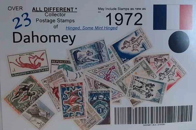 Da Stamp DAHOMEY POSTAL POSTAGE Stamp Stamps Rare Mint Used Bulk 1800 1900 2000 ...