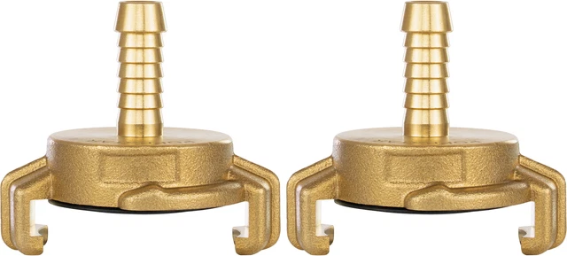 Poppstar 2x Raccord Rapide 3/8 pouce Douille (raccord à griffes Geka)