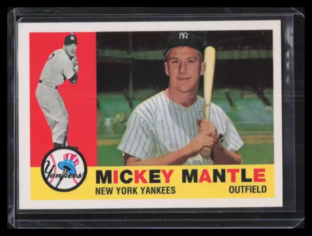 1996 Topps Mantle Redemption 10 Mickey Mantle 1960 Topps Sweepstakes /2500 (a)