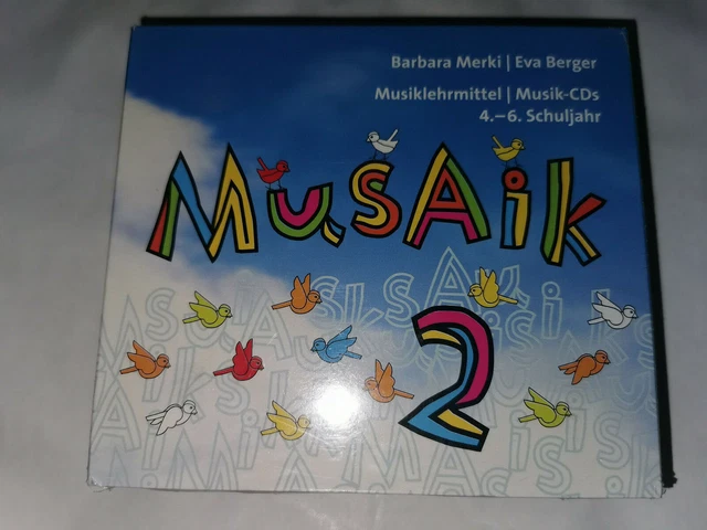 BARBARA MERKI EVA BERGER Musaik 2 Musiklehrmittel/Musik-CD Schweiz ABSOL.RAR+NEU
