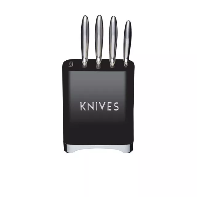 KitchenCraft - Lovello 6pc Knife Block Set Black