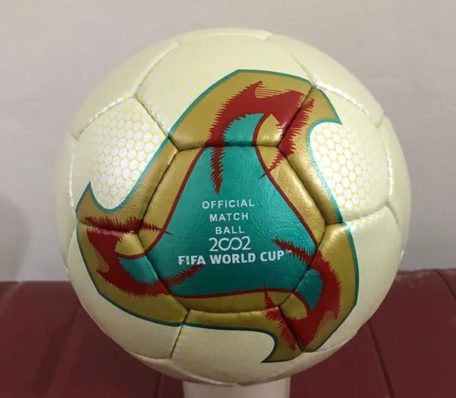 Nuevo Adidas Fevernova Oro Fifa Copa Mundial 2002 Fútbol Oficial Balón Talla 5 3