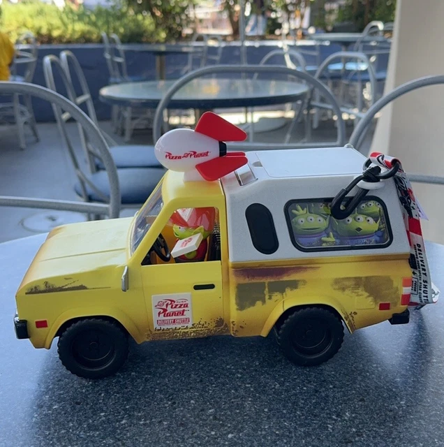 DISNEY PARKS PIZZA TRUCK POPCORN Bucket Pixar Fest New Light Up
