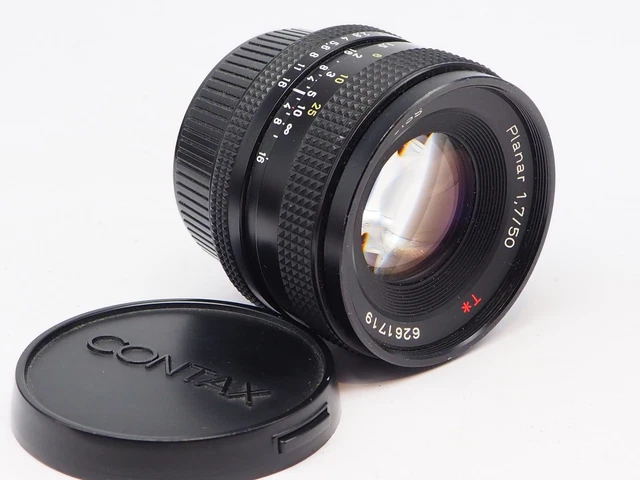 CARL ZEISS PLANAR 50mm f/1.7 T* lens, AEJ, Fully Working, Contax C
