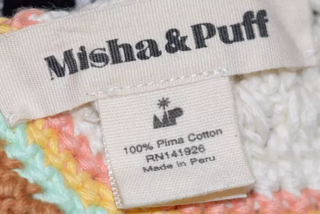 Misha & Puff Crochet Beige Vintage Style Collar Accessory 3