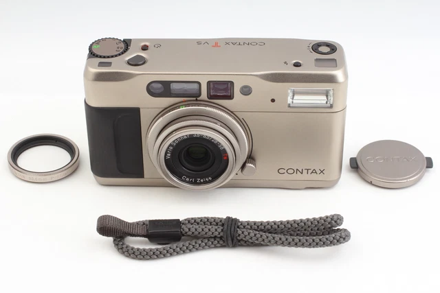 LCD WORKS [MINT w/ Filter] Contax TVS Point & Shoot 35mm Film Camera From JAPAN