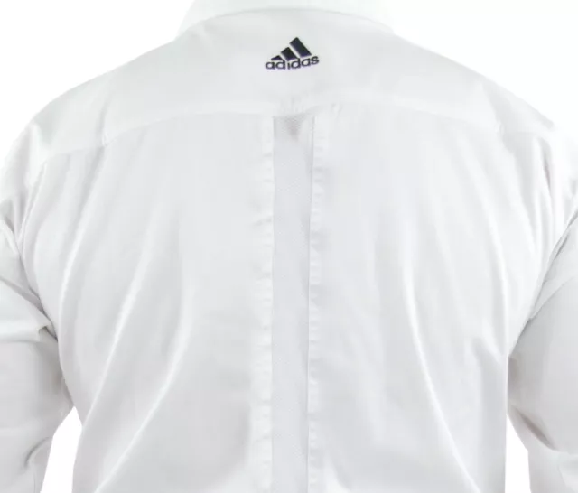 Tuta Gi Adidas Bianca WKF Approvata Club Karate Adulti Bambini Ragazzi Ragazze Bambini 3