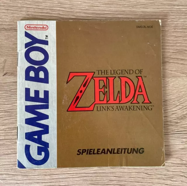 The Legend of Zelda - Link's Awakening (Gameboy): Original Spielanleitung