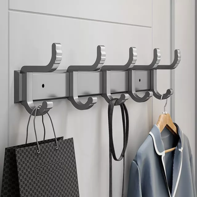 Wall Organizer Hook Behind-door Key Cloth Hanger Hooks Robe Towel Holder Rack