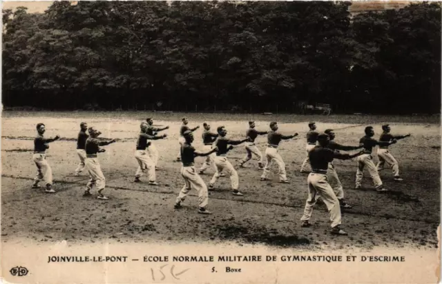 CPA JOINVILLE-le-PONT École Militaire Boxing (600023)