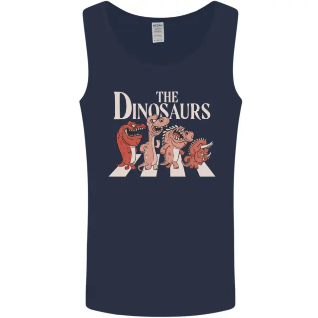 The Dinosaurs Funny T-Rex Music Parody Mens Vest Tank Top