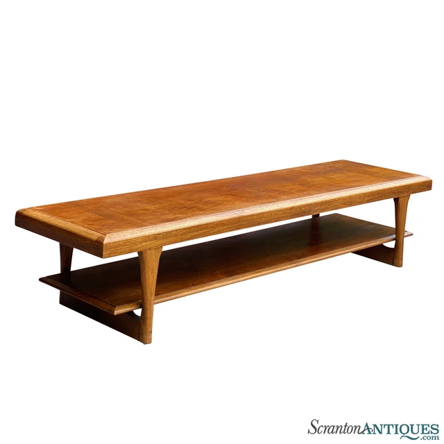 Mid-Century Modern Sculpted Walnut Coffee Table by Lane Mid-Century Modern Sculpted Walnut Coffee Table by Lane