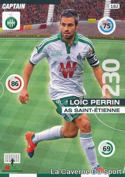 Flocage Officiel - AS Saint-Etienne, Perrin, 2019/2020, Home/Third, Bl