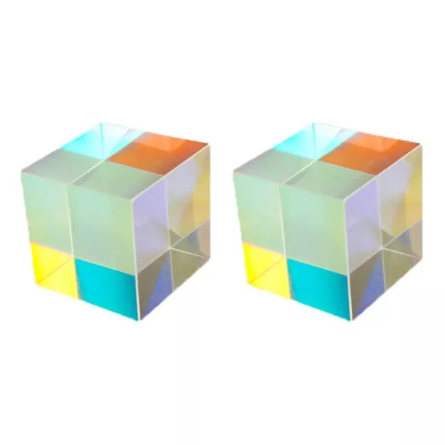 2 pezzi giocattolo a zappa per bambini cubo prisma dicrotico