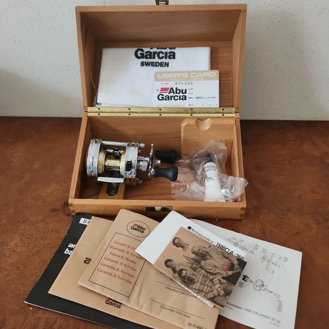ABU GARCIA 1500CA Limited Silver Reel $399.05 - PicClick