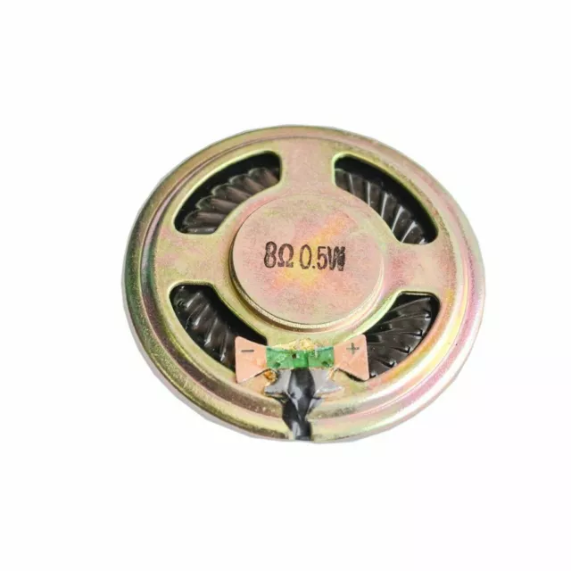 2pcs Speaker 40mm Dia 8 Ohm 0.5W Small Mini Audio Magnetic Arduino 3