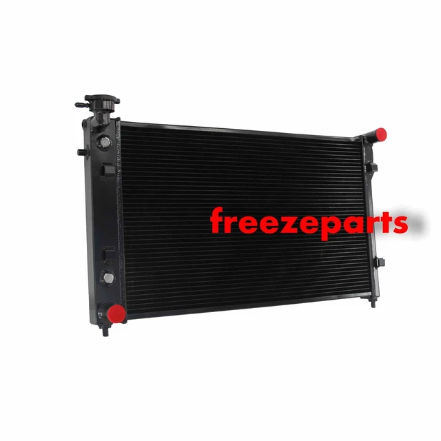 Vy Commodore Radiator BLACK ALUMINUM RADIATOR For Holden VY Commodore V6 3.8L AT 2002 2003 ...
