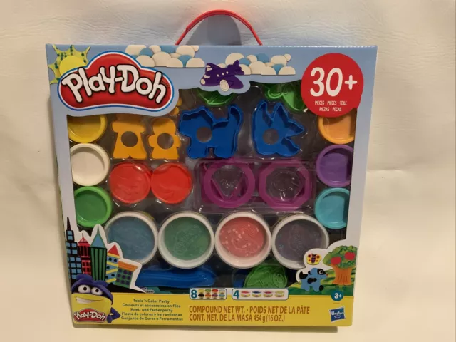 Play Doh Tools & Colour Party Pack Set 30+ Pcs New Kids Art Activity Xmas  Toy 3+