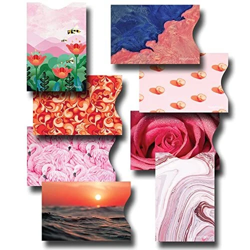 8 RFID Blocking Sleeves, Anti-Theft Credit Card Holder, Credit Card Protector,
