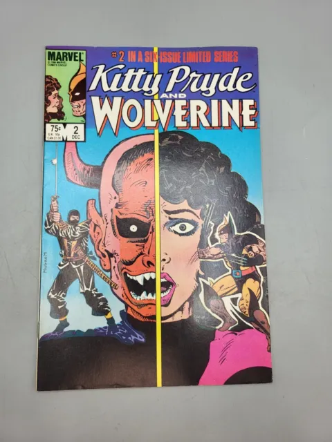 Kitty Pryde And Wolverine Vol 1 #2 Dec 1984 Direct Edition Marvel Comic Book