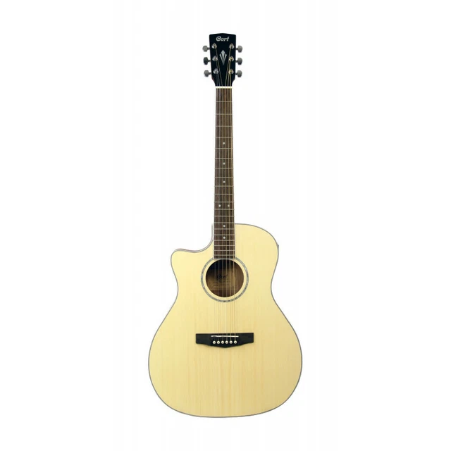 Cort GA-MEDX - Guitare électro-acoustique gaucher série Grand Regal - Naturel p