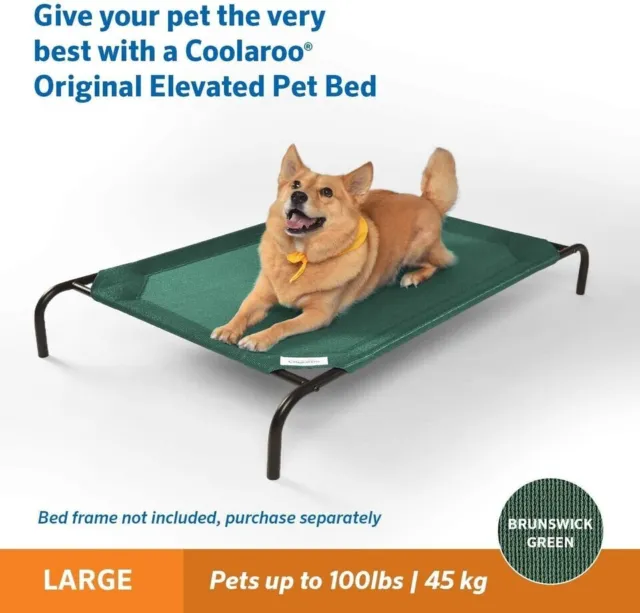 Large Dog Bed Elevated Outdoor Raised Pet Cot Indoor Durable COVER ONLY, NEW