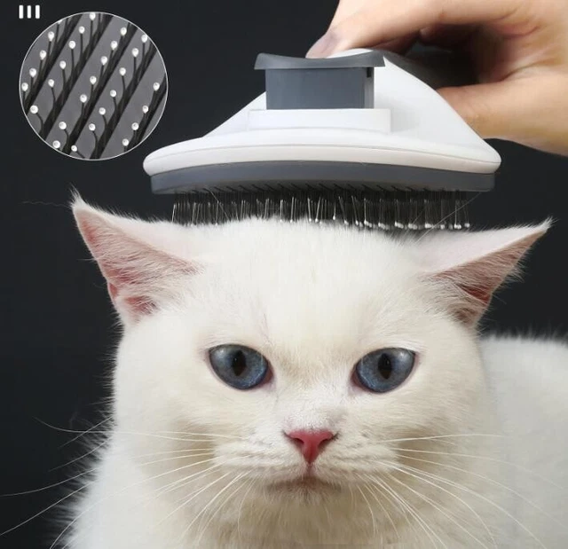 Grooming Massage Deshedding Self Cleaning Brush Pet Hair Remover Dog Cat Comb
