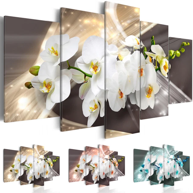 Runa Art Orchidea Fiori Quadri Moderni - Made In Germany - Murali