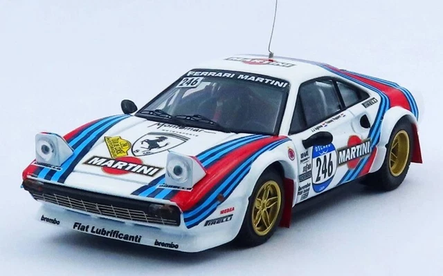 LOOKSMART LSVI06 Echelle 1/43 | FERRARI 308 GTB Gr.4 N 4 WINNER RALLY TOUR DE FRANCE AUTO 1982