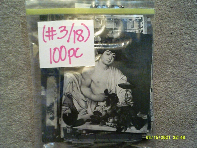 (#3/18) Lote de 100 piezas de colección papel EPHMERA ARTESANÍA álbum de recortes ARTE collage