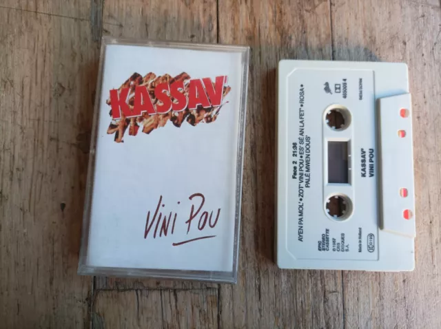 Kassav Vini Pou Cassette Audio Tape France Zouk
