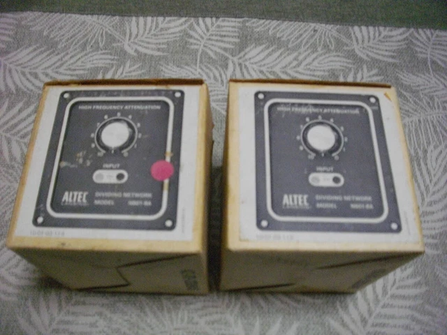 ALTEC N501-8A CROSSOVER Network Pair Fully Working JP £250.78