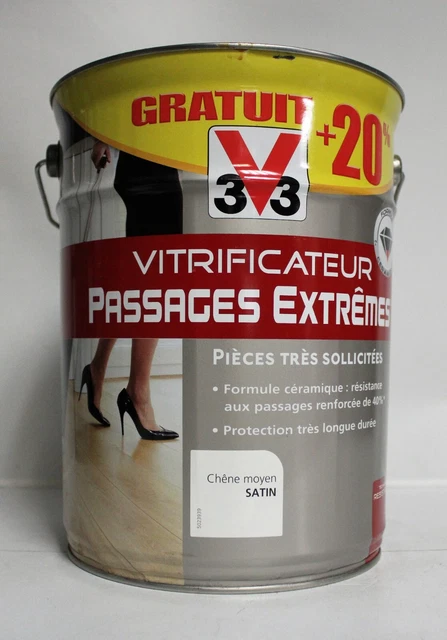 Vitrificateur V33 "Chêne Moyen satin" 6L