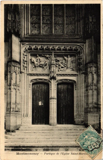 CPA Montmorency Portique de l'Eglise St Martin (1340060)