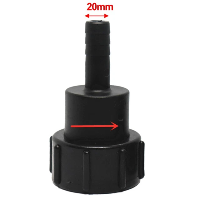 Suoumwa Vanne De Vidange Réservoir Eau 3 Pouces - Pour Camping-Car, Caravane, Remorque - Raccords Détachables - Noir