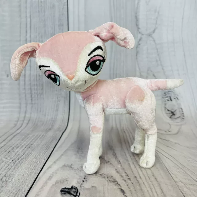 ❤️BRATZ Petz Dog Chihuahua Pink White Poseable Puppy Plush Figure RARE Shae❤️