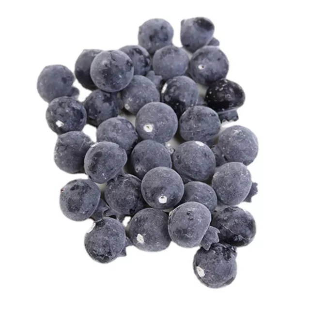 Miniature Blueberries 20pcs Fake Fruit For Decorating Fruit Kitchen Display