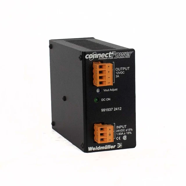 Weidmuller ConnectPower 9919372412 Power Supply 12VDC Output 24VDC Input