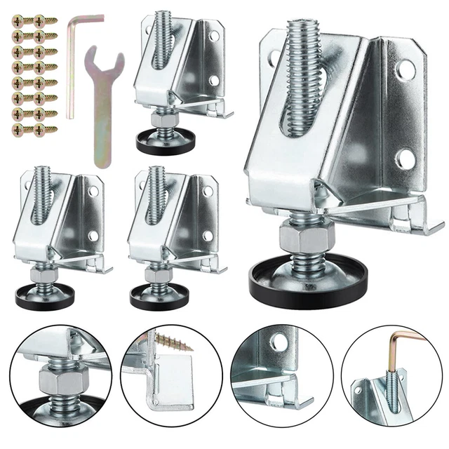 Adjustable Furniture Leg Leveler  Heavy Duty Cabinet Leveling Feet Lock Nut·M10.