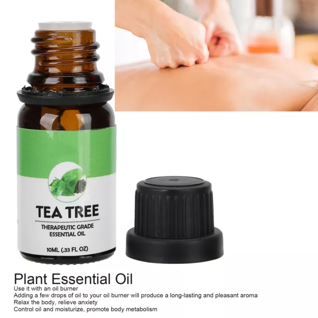 10ml Essential Oil Massage Pressure Relif Oil Soothing Aroma Oil(Tea Tree ) 2BB