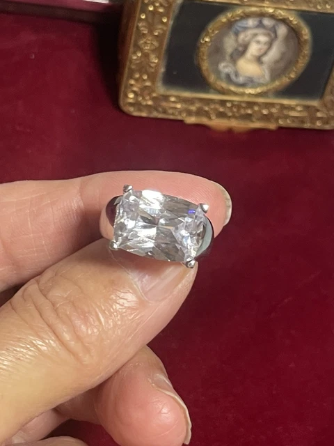 Bague Argent Massif 925 Avec Perle Naturelle - Taille 56 - 5,5 Grammes - Occasion