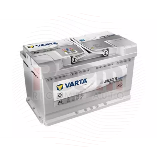 BATTERIA AUTO VARTA A6 (ex F21) AGM 80AH 800A 12V START&STOP 580901080 L4