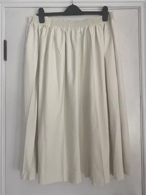 Malaysian Rubber latex SKIRT size XXL UNISEX TV fetish Cream