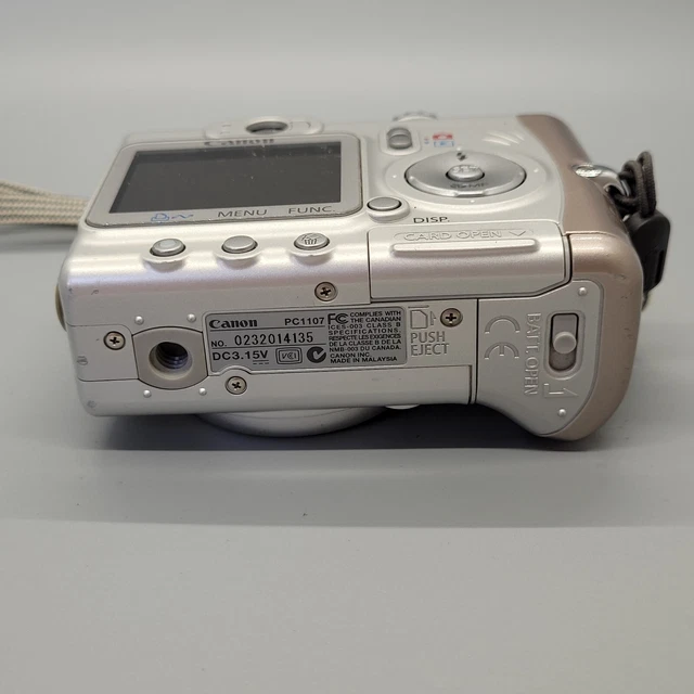 Canon PowerShot A510 3,2 megapixel fotocamera digitale compatta argento testato 4