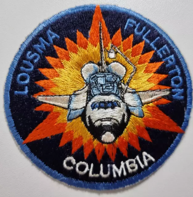 Original NASA Patch Aufnäher Space Shuttle Columbia STS-3 Lousma Fullerton